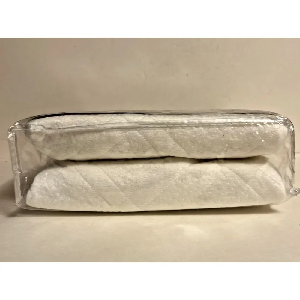 Ladysoft Mattress Protector Bamboo‎ Fiber Soft Waterproof Full White